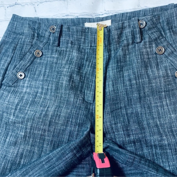 Sandro Womens Size 14 Classic Black Bermuda Shorts Slash Pockets Stretch - Picture 5 of 9